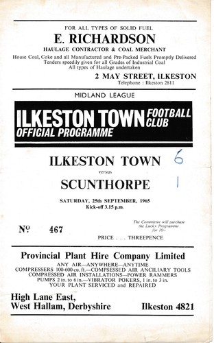 Ilkeston town scunthorpe - town,