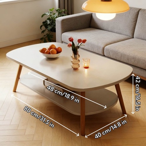 Layer coffee table - coffee, cloud