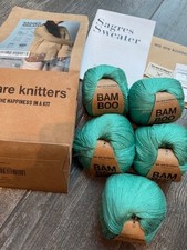 Bamboo Yarn 5 Balls Turquoise