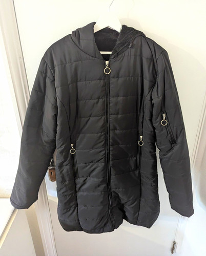 Women black hooded - women’s, padded