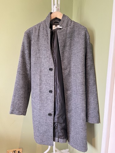 Mens topman coat grey - topman,