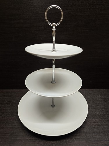 Tier bone china cake - bone,