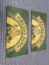 Greene King Breweries bar Towels Pub Memorabilia mancave advertising beers ales