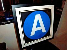 FRAMED MATTED NY NYC SUBWAY