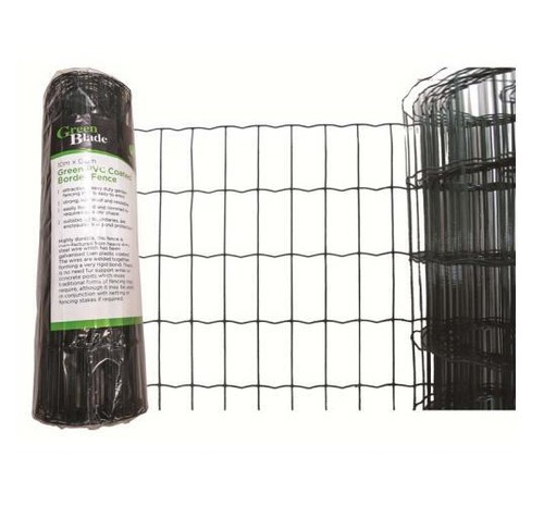 10m garden green pvc - green, coated