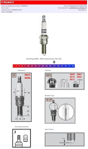 Champion motorcycle plug for - champion,