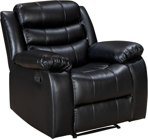 Roma recliner sofa - roma, black