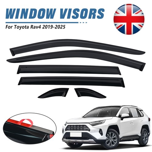 6pcs wind deflectors tinted - deflectors,