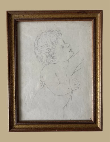 Vintage framed pencil - vintage,