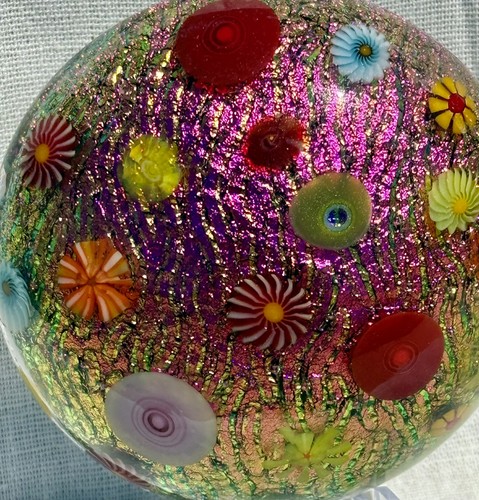 Art glass studio dome dichroic - glass,