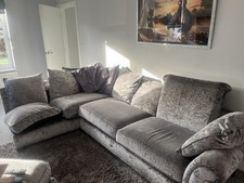 Scs Crushed Velvet Corner Sofa