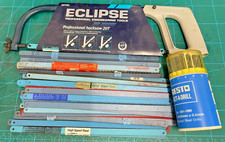 SHOP SOILED ECLIPSE HACKSAW 20TND WITH OVER 90+ BLADES + PRESTO DRILL SET