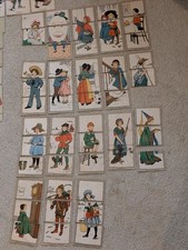 c1910 ETHEL PARKINSON LITTLE FOLK MISFITZ C.W. FALKNER & CO CARD GAME INCOMPLETE