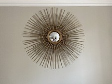 Gold Webbed Sunburst Mirror