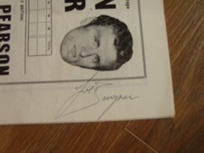 JOE BUGNER VS JURGEN BLIN BOXING PROGRAMME SIGNED BY JOE BUGNER -10/10/1972