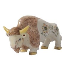 Basil Matthews Figurine Bison Art Pottery Mid Century Design Large L20cm