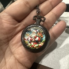 New Santa Claus Pocket Watch