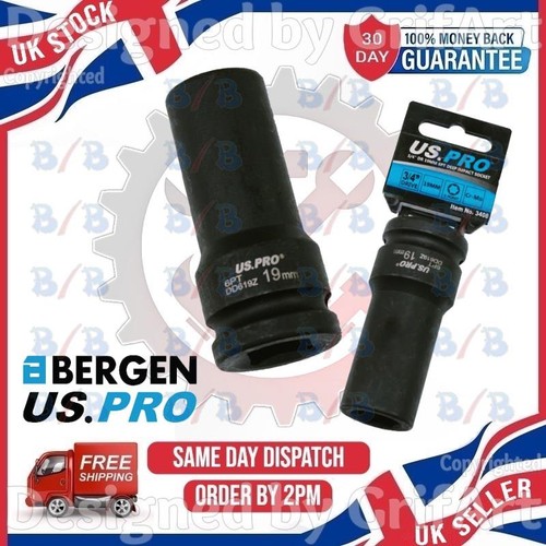 19mm drive 6pt 6 point - 19mm, 3/4"