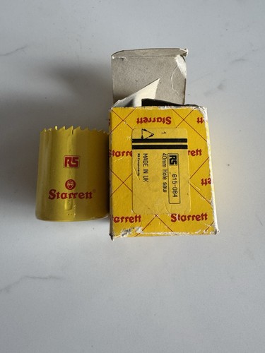 Starrett 40mm hole saw bit - hole,