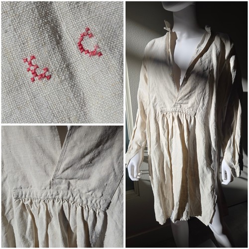 Antique victorian french - french, linen