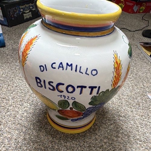 Hand painted ceramic biscotti - ceramic,