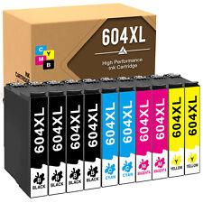 10 Ink Cartridges Fits for Epson 604 XL XP-2200 2205 3200 3205 4200 4205 WF-2950