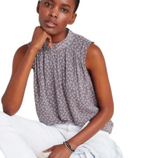 Cloth & Stone Anthropologie Size L Liana Tank Top Ditsy Floral Sleeveless Blouse