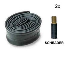 2 x 26" Inch x 1.75 - 2.125 Bike Cycle Tyre Inner Tubes Bicycle Schrader Valve