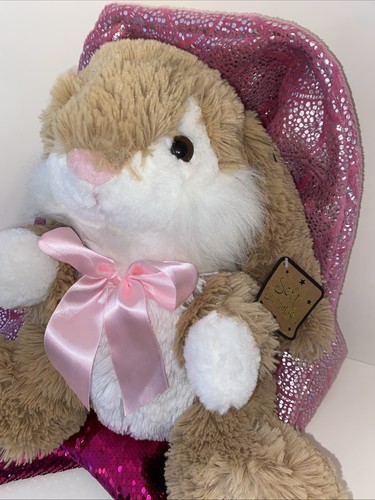 Beige white bunny rabbit with - white,
