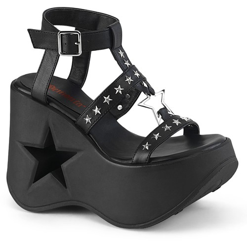 Pleaser demonia star - star, cutout