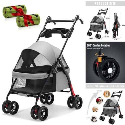 Pet stroller dog foldable - stroller,