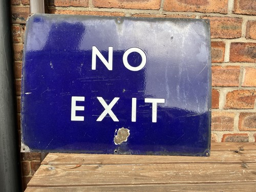 British rail eastern enamel - enamel, no