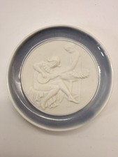 Lladro Trinket Dish Blue Rim