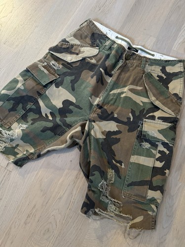 R13 camo shorts study - camo,