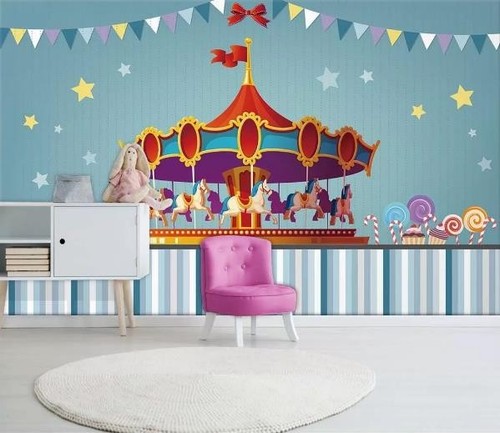 Playground carousel kids - playground,