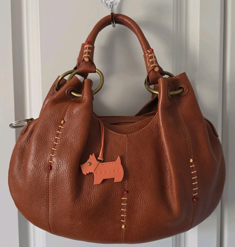 Radley london tan pebbled - london,