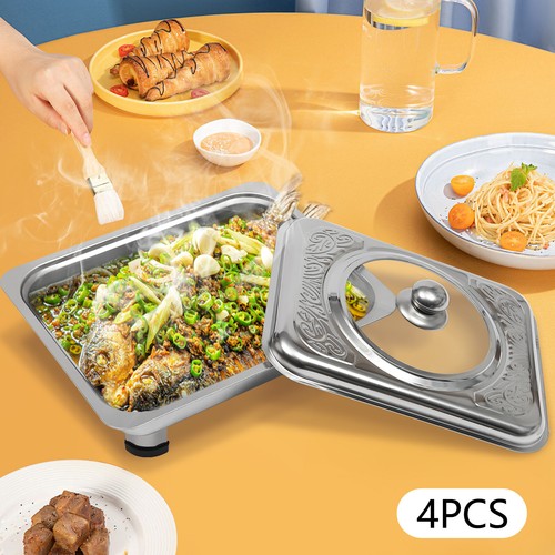 4pcs chafing dish buffet trays - chafing,