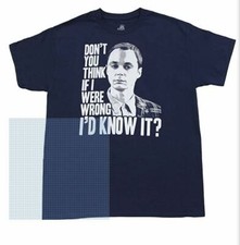 SHELDON COOPER T-SHIRT "IF I