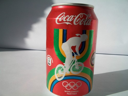 Coca cola can olympic games - cola,