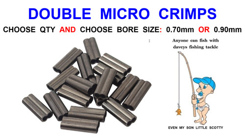 Double micro crimps - coarse, sea