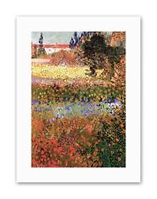 Van Gogh Flowering Garden Painting Old Master Canvas Art Print