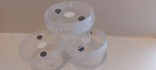 3 x 280ml empty PF Tek Mushroom Grow Pots Pressure Cooker Safe. Ready to use BRF