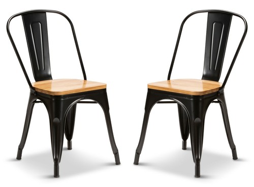 Matt black oak wood - matt,