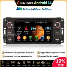 64GB Android 14 Car Stereo GPS