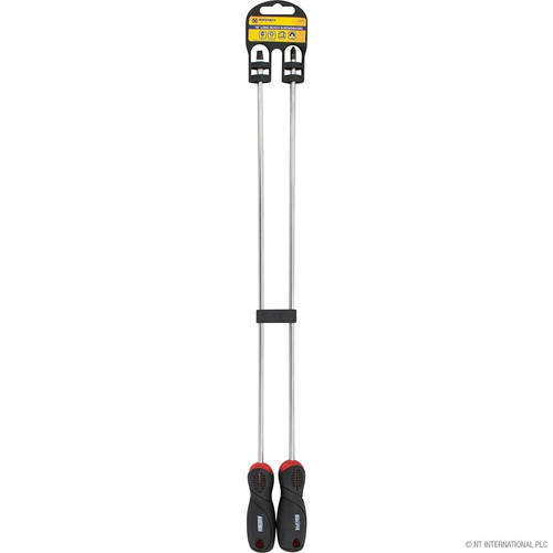 2pc long reach screwdriver - 18",