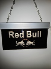 red bull illuminated sign mains power 23 x 38cm