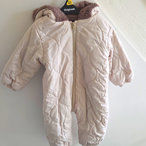Baby hooded full zip snowsuit - full,