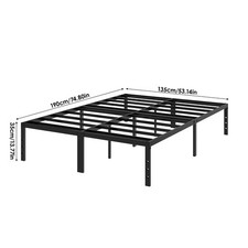 Metal Bed Frame Single Double