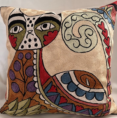 Cat cushion cover - cat,