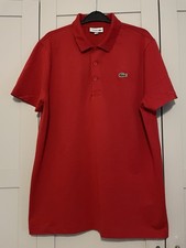 Lacoste Men's Red Polo Shirt